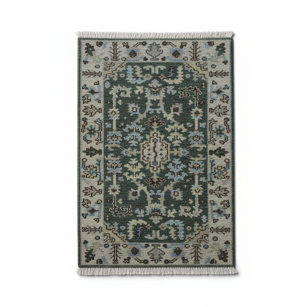 MARAVELA - Hand Knotted Oushak Carpet